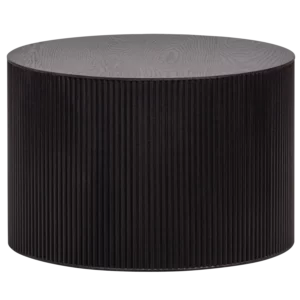 Sanne Bijzettafel Mdf Rond Zwart