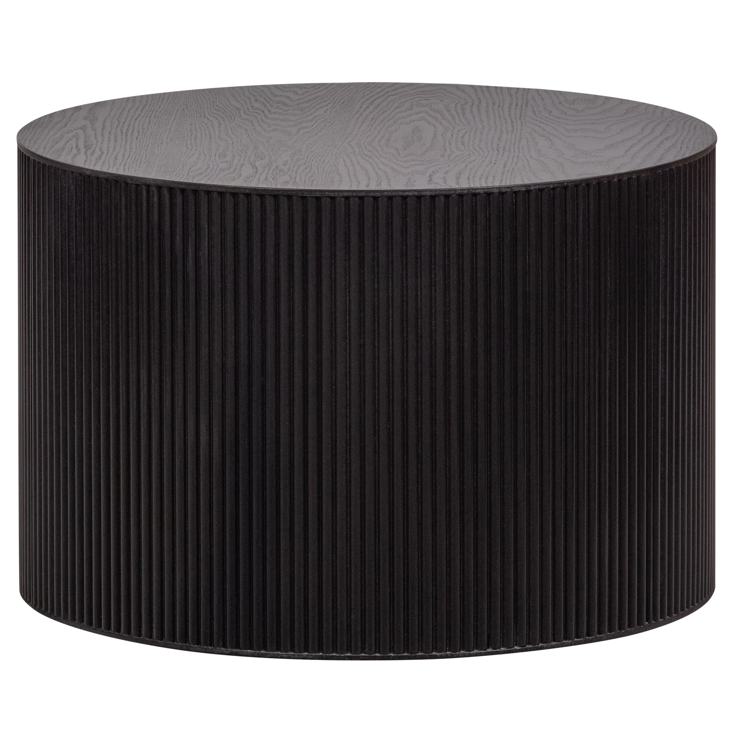 Sanne Bijzettafel Mdf Rond Zwart