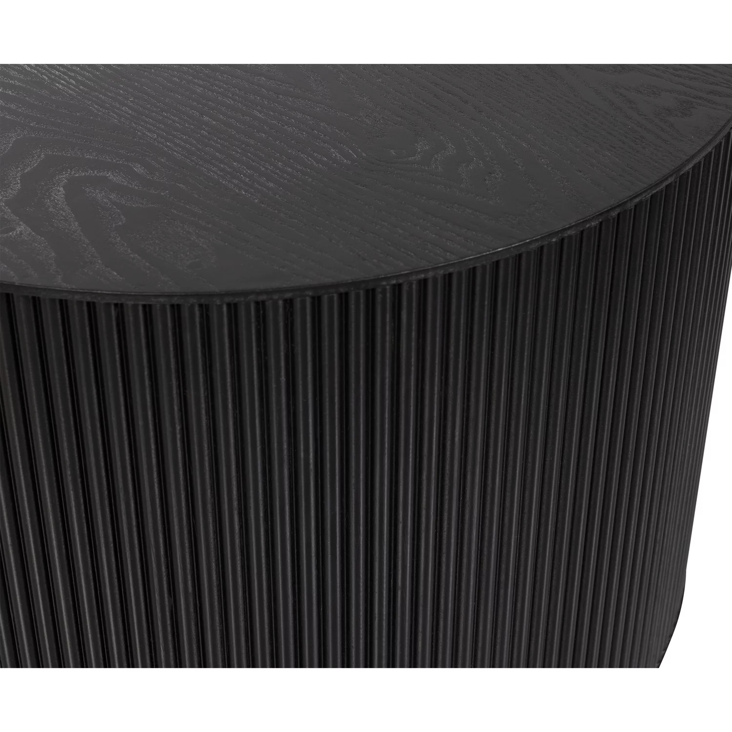 Sanne Bijzettafel Mdf Rond Zwart - Afbeelding 3