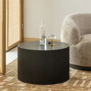 Alternative view of Sanne Bijzettafel Mdf Rond Zwart