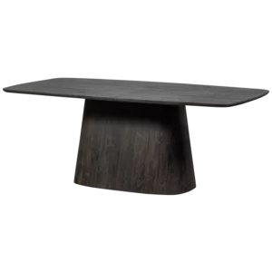 Leah Eettafel Mdf Donkerbruin 200X105 Cm
