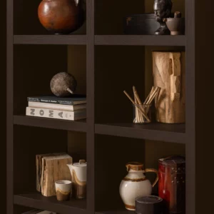 Alternative view of Timo Open Kast Mdf Donkerbruin 195X100X40 Cm