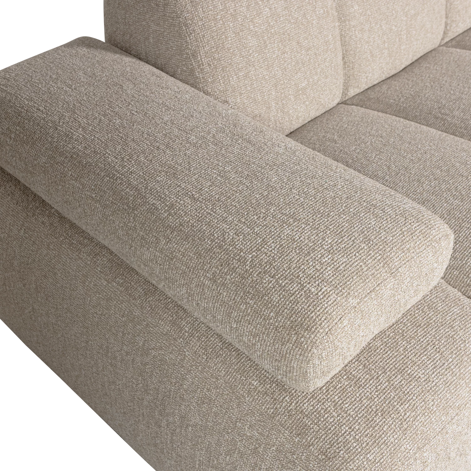 Loungebank Mojo Bouclé, Kleur Beige Melange - Afbeelding 10