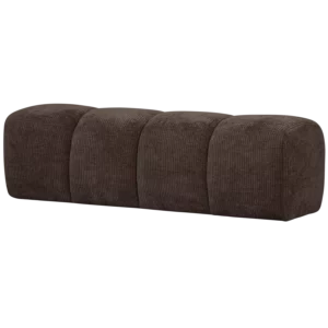 Mojo Eetbank 164 Cm Ribstof Bruin