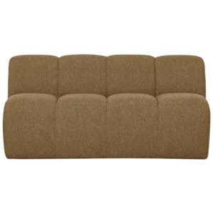 Alternative view of Mojo Eetbank 164 Cm Rugleuning Boucle Geel/Bruin Melange