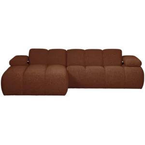 Alternative view of Loungebank Mojo Bouclé, Kleur Roestbruin Melange