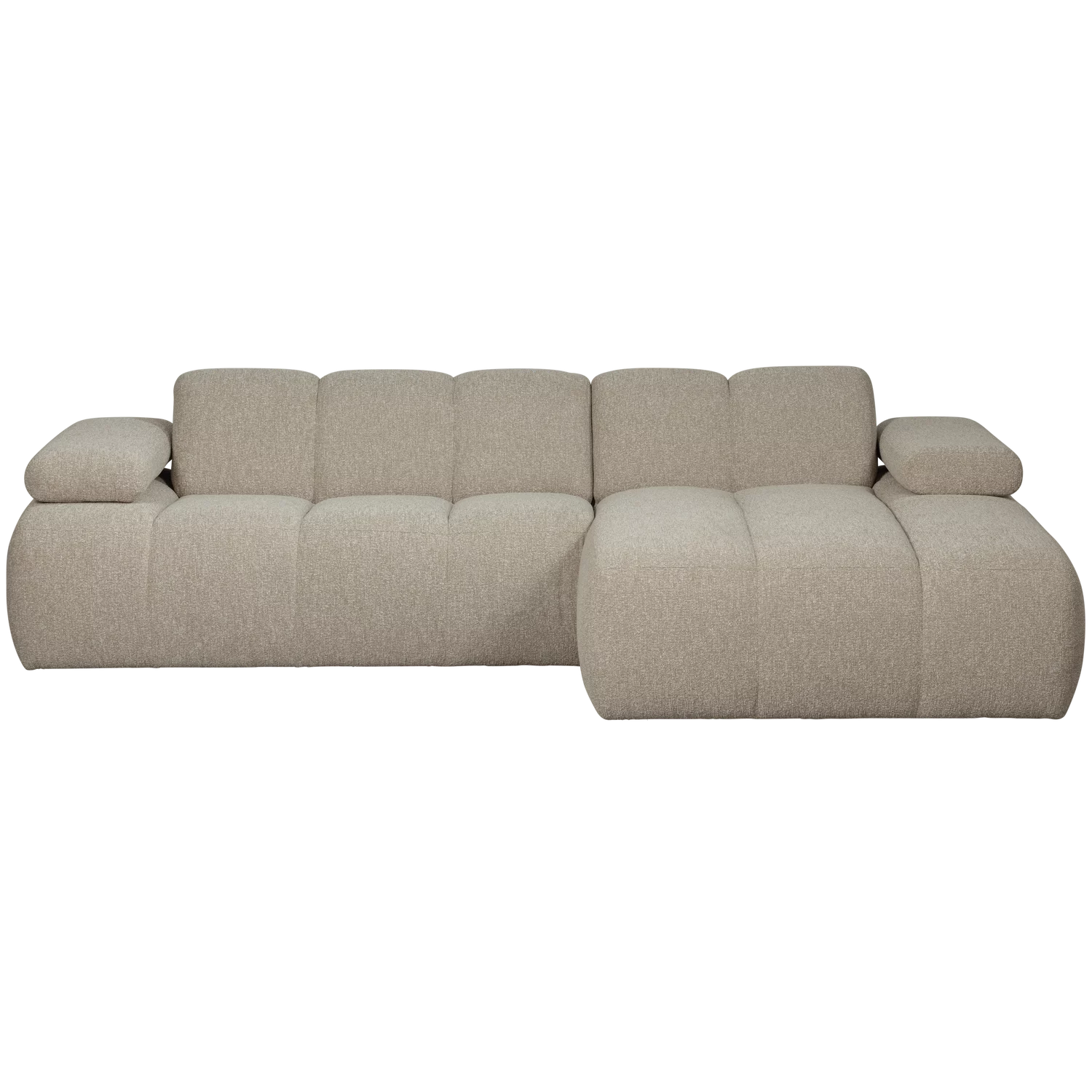 Loungebank Mojo Bouclé, Kleur Beige Melange - Afbeelding 4