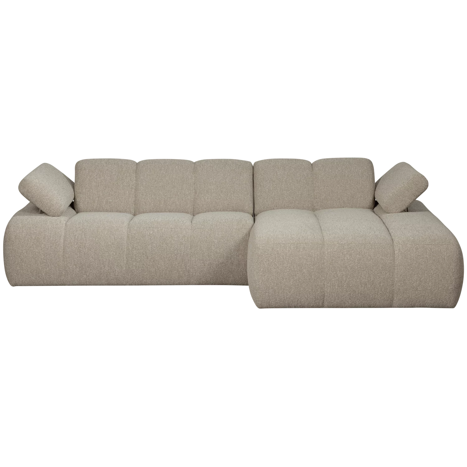 Loungebank Mojo Bouclé, Kleur Beige Melange - Afbeelding 5