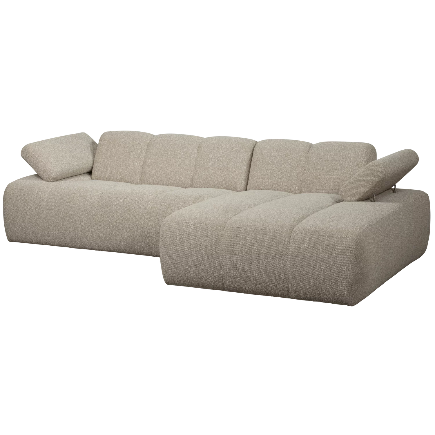 Loungebank Mojo Bouclé, Kleur Beige Melange - Afbeelding 6
