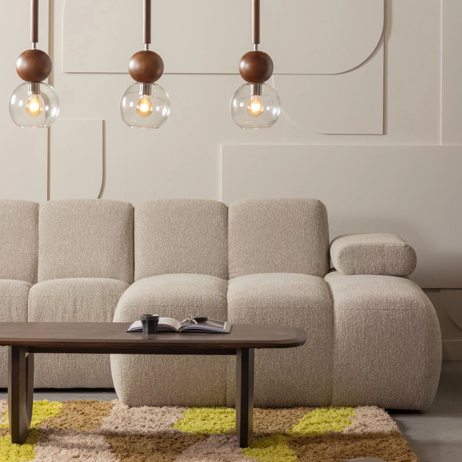 Frequent Salontafel Mango Walnoot 120X60 Cm - Afbeelding 3