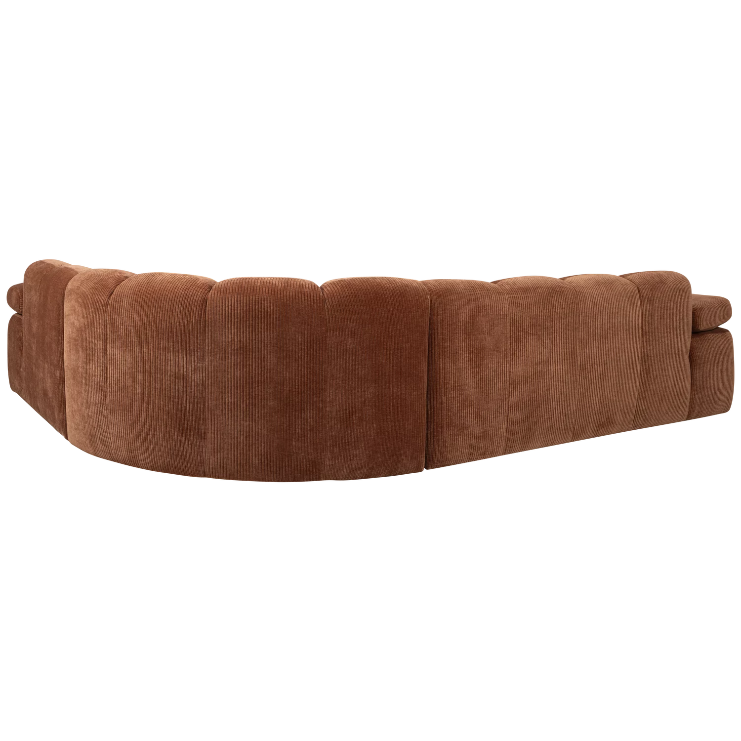 Hoekbank Mojo Geweven Rib, 310Cm, Kleur Roestbruin - Afbeelding 7