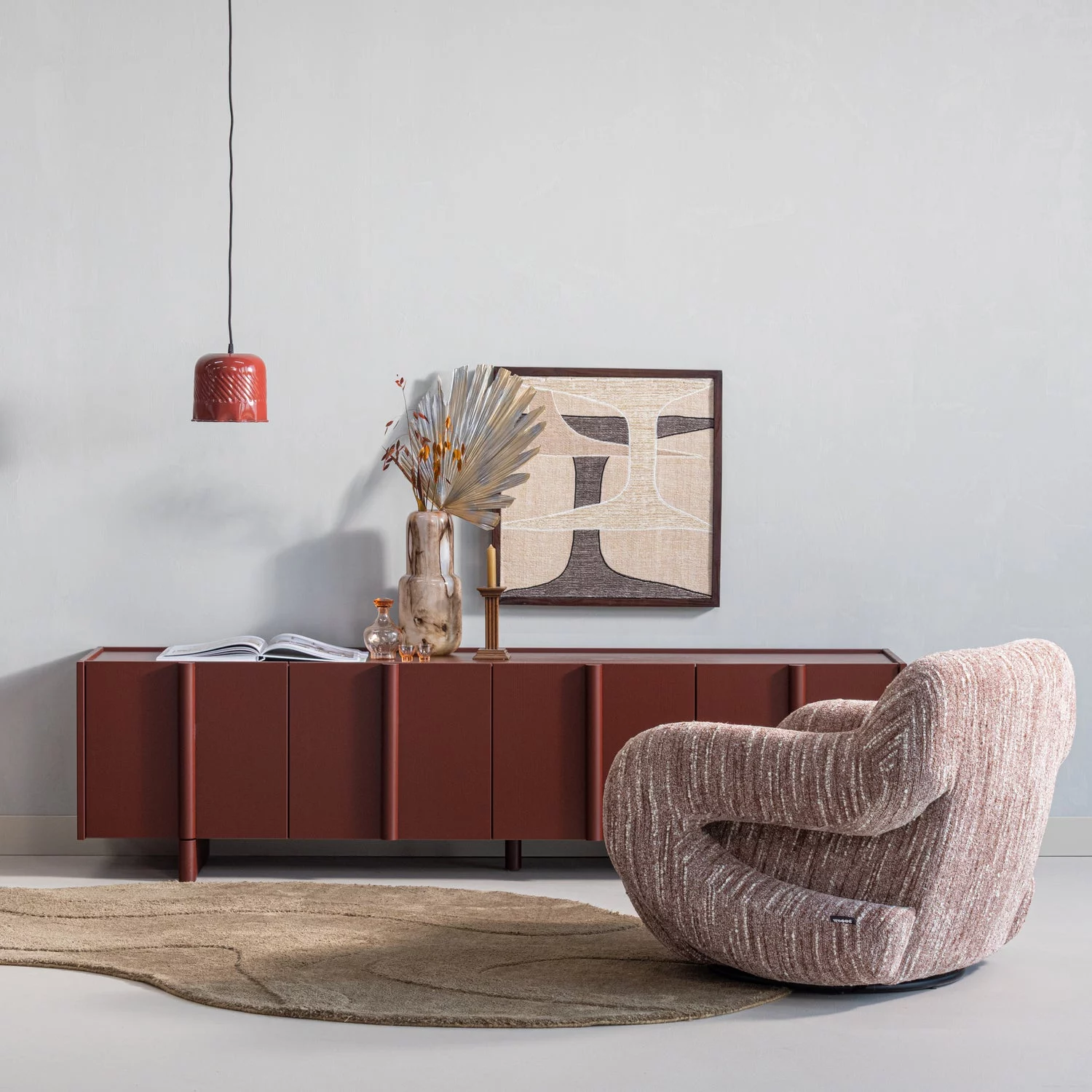 Fauteuil Folke Chenille - Afbeelding 3