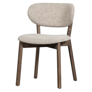 Udar Eetkamerstoel Naturel Met Houten Frame Bruin