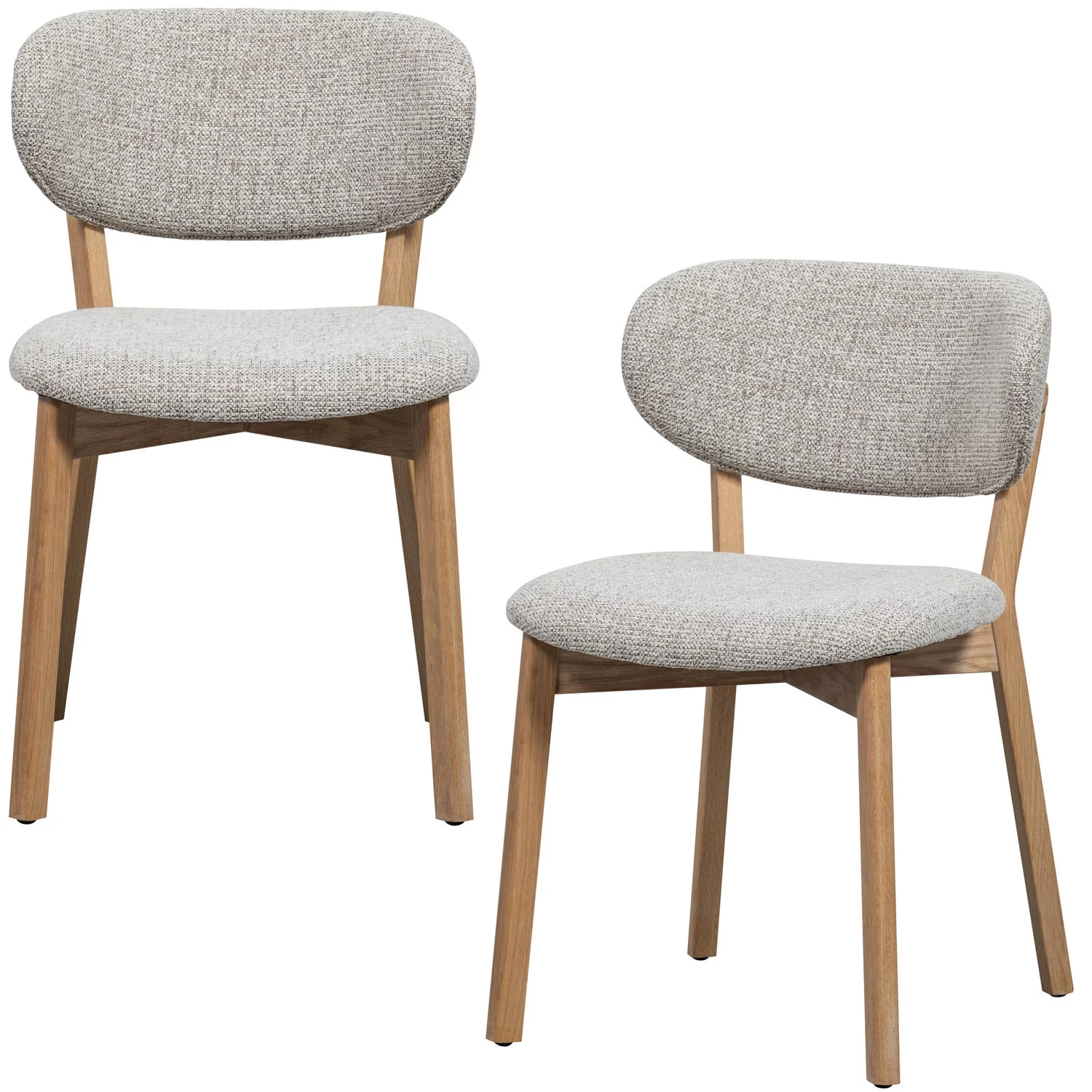 Udar Eetkamerstoel Naturel Met Houten Frame Naturel - Afbeelding 4