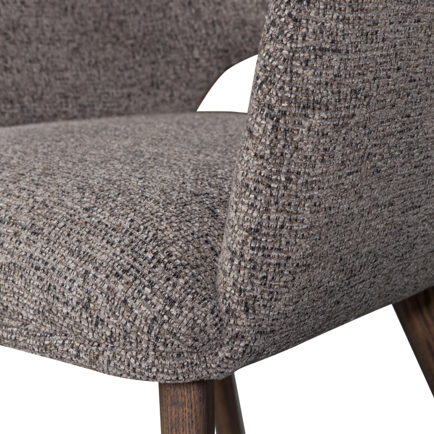 Eetkamerstoel Murat Naturel Onderstel, Chenille - Afbeelding 8