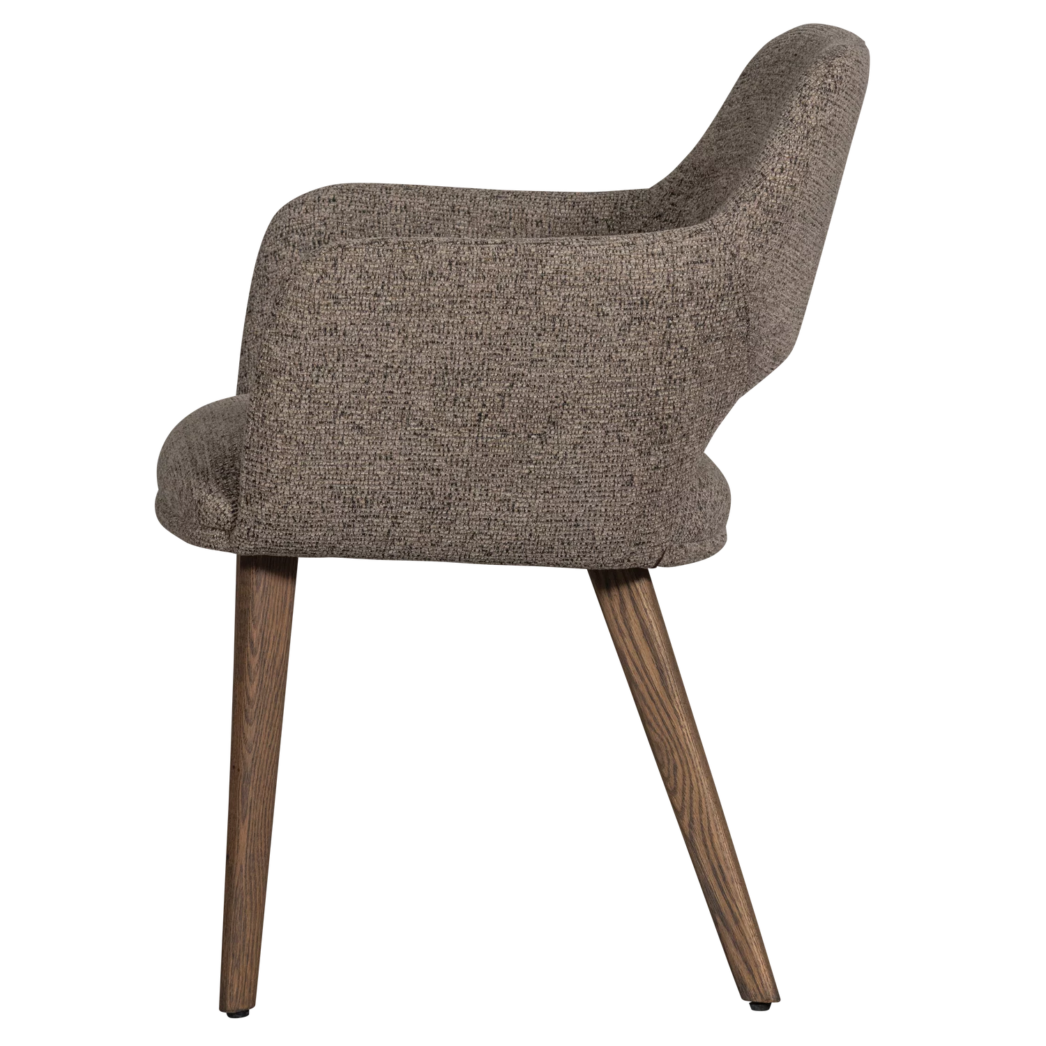 Eetkamerstoel Murat Naturel Onderstel, Chenille - Afbeelding 5