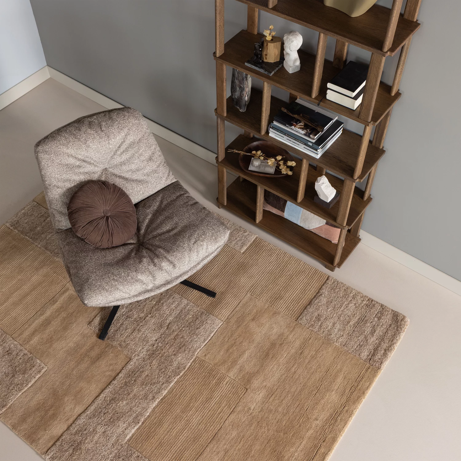 Riss Boekenkast Eikenhout Naturel 186X90Cm - Afbeelding 2