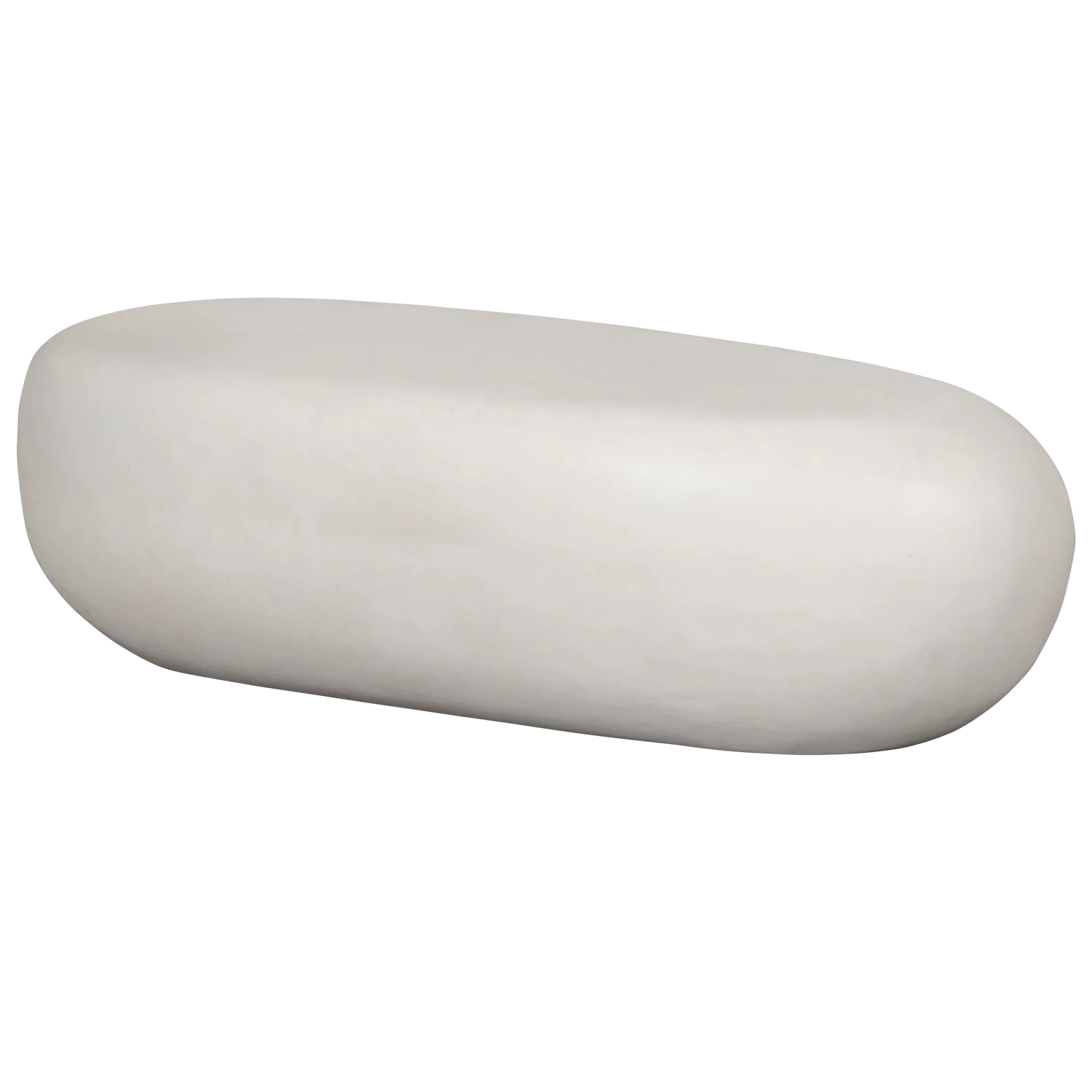 Pebble Salontafel Betonlook Wit 28X100X43 Cm