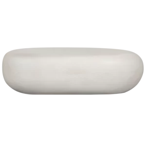 Alternative view of Pebble Salontafel Betonlook Wit 28X100X43 Cm