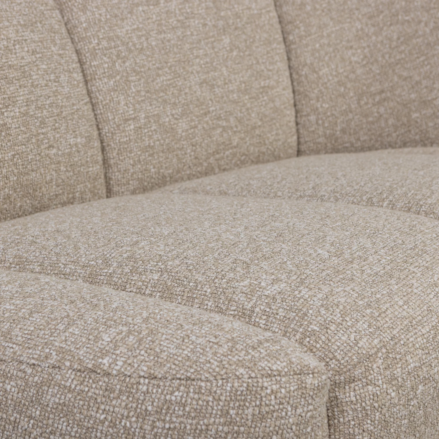 2-Zits Bankje Mojo Bouclé, Kleur Beige Melange - Afbeelding 6