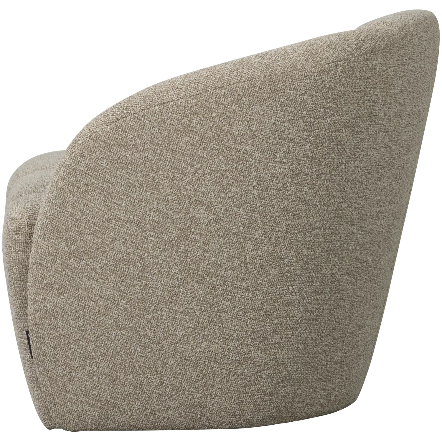 2-Zits Bankje Mojo Bouclé, Kleur Beige Melange - Afbeelding 4