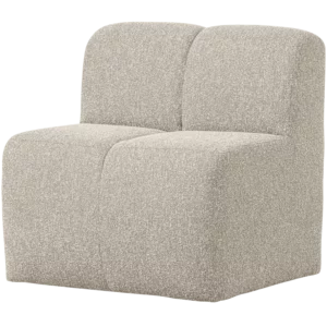 Mojo Eetbank 84 Cm Met Rugleuning Boucle Beige Melange