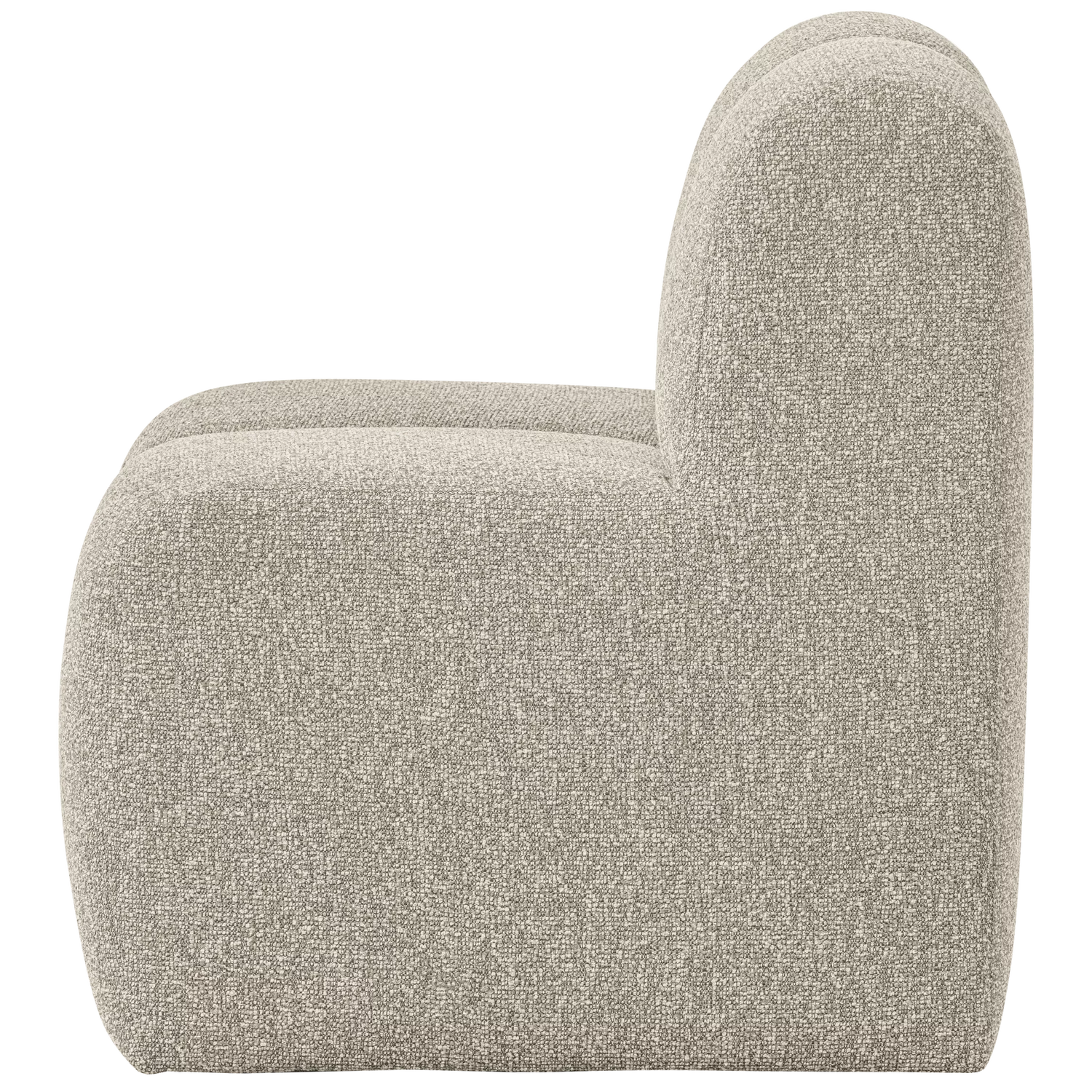 Mojo Eetbank 84 Cm Met Rugleuning Boucle Beige Melange - Afbeelding 4