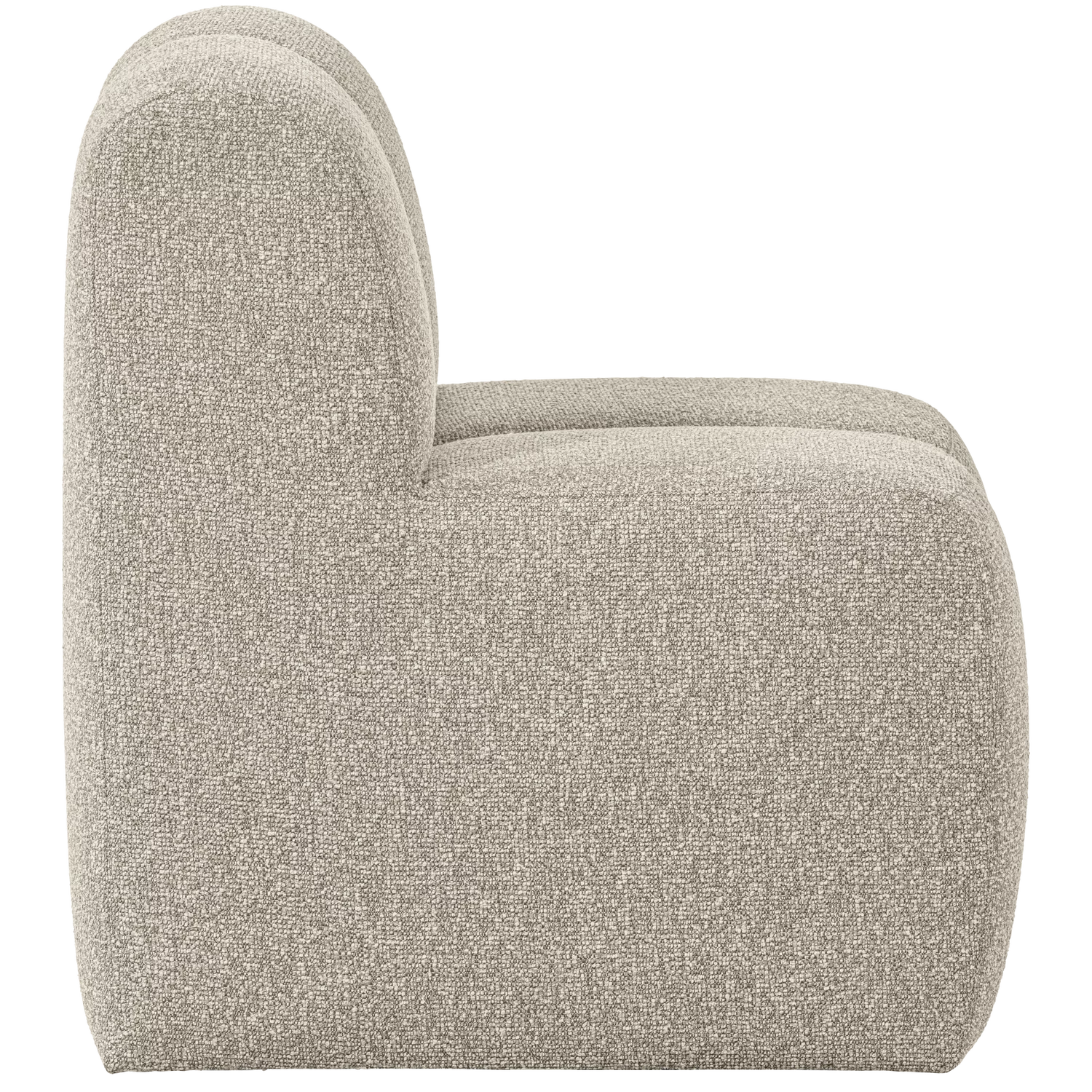 Mojo Eetbank 84 Cm Met Rugleuning Boucle Beige Melange - Afbeelding 5