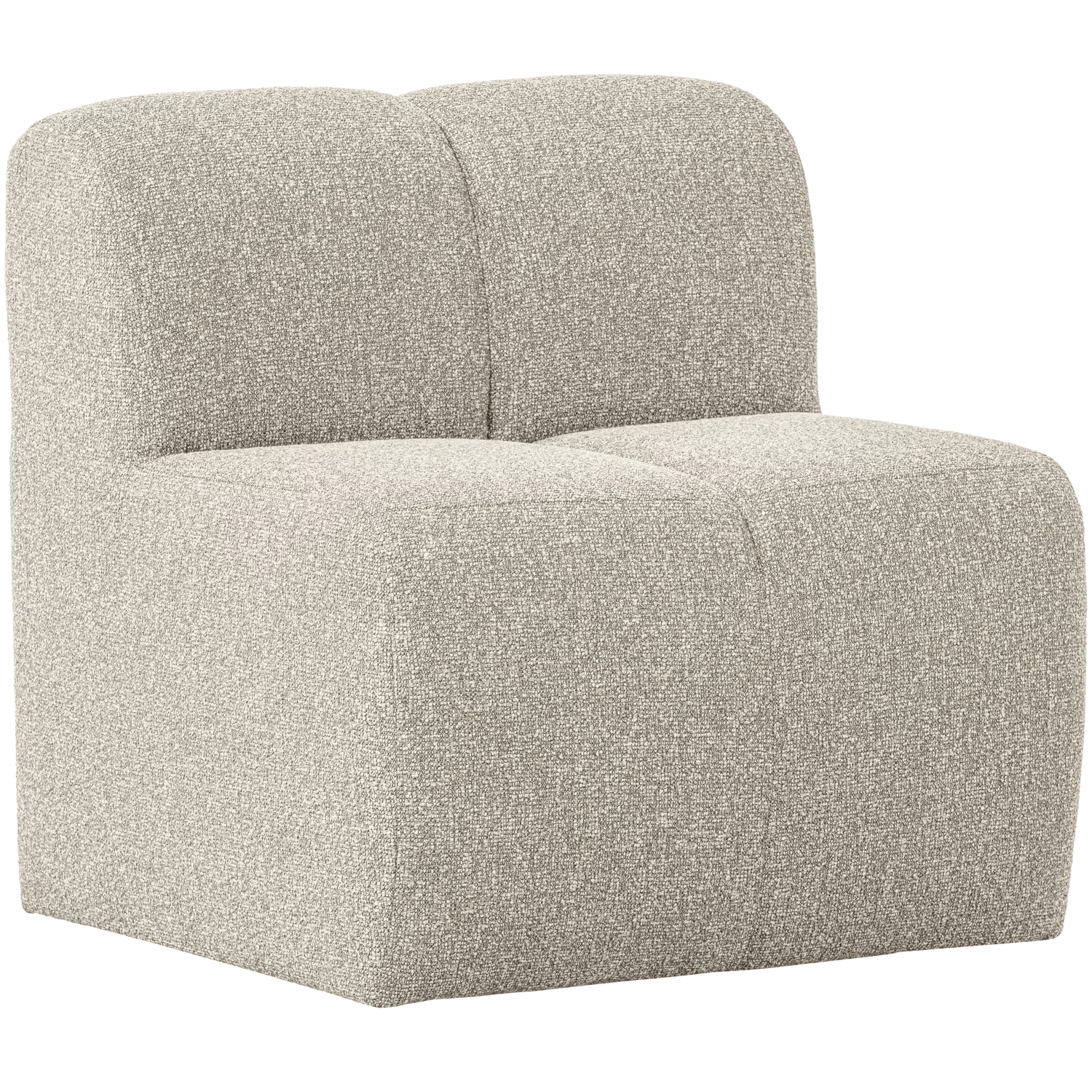 Mojo Eetbank 84 Cm Met Rugleuning Boucle Beige Melange - Afbeelding 3