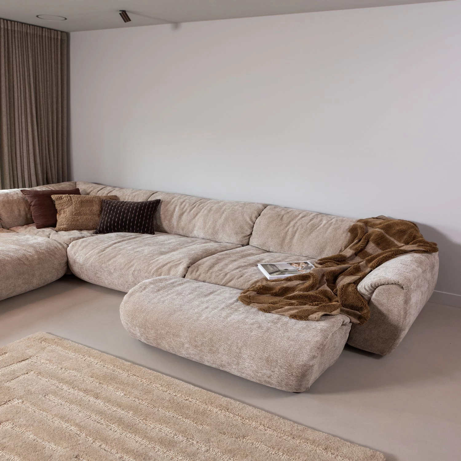 Alicia Vloerkleed Wol Zand 170X240 Cm - Afbeelding 2