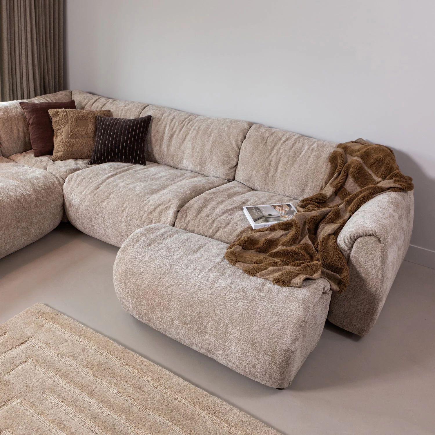 Alicia Vloerkleed Wol Zand 170X240 Cm - Afbeelding 3