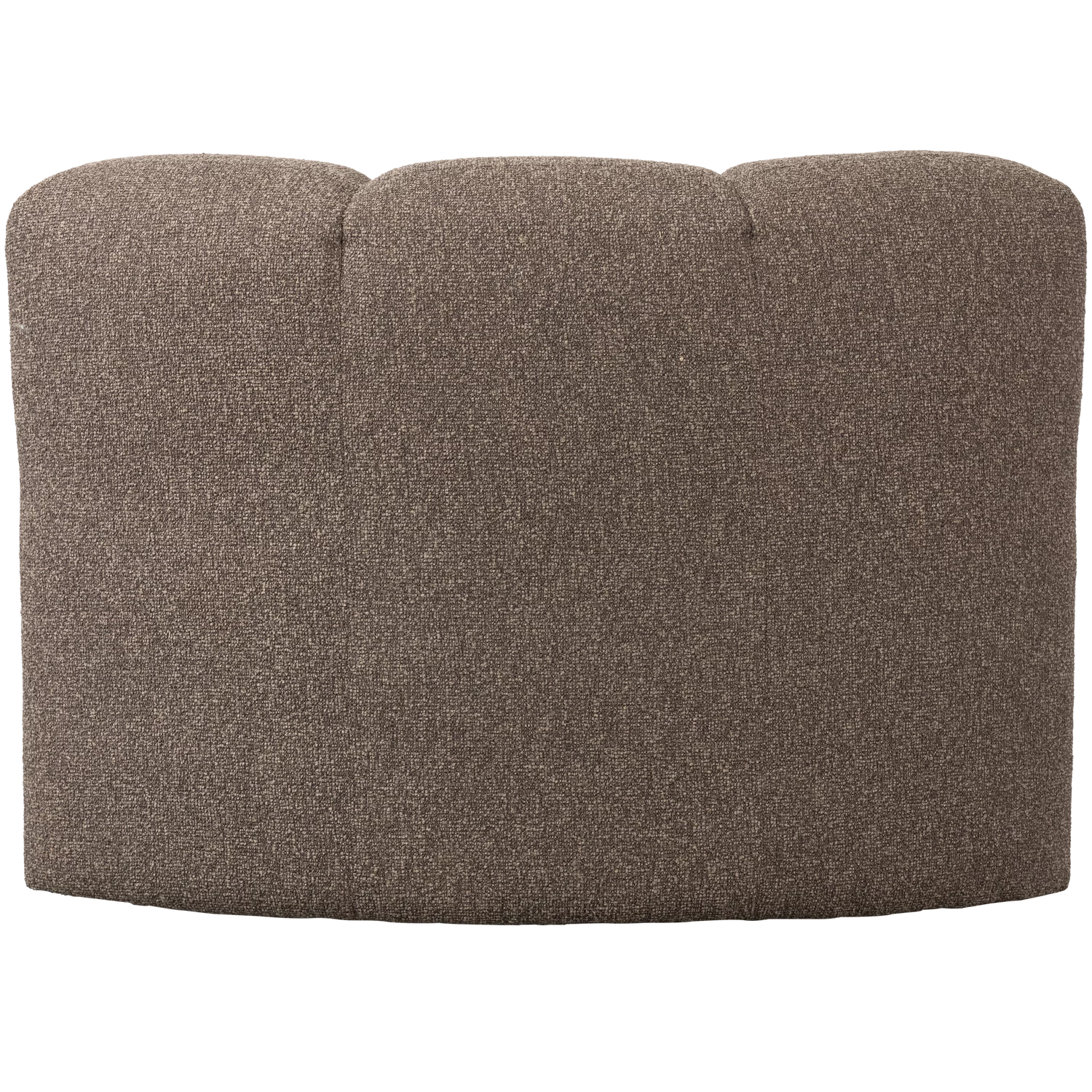 Mojo Eetbank Hoek Met Rugleuning Boucle Bruin Melange - Afbeelding 6