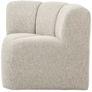 Alternative view of Mojo Eetbank Hoek Met Rugleuning Boucle Beige Melange
