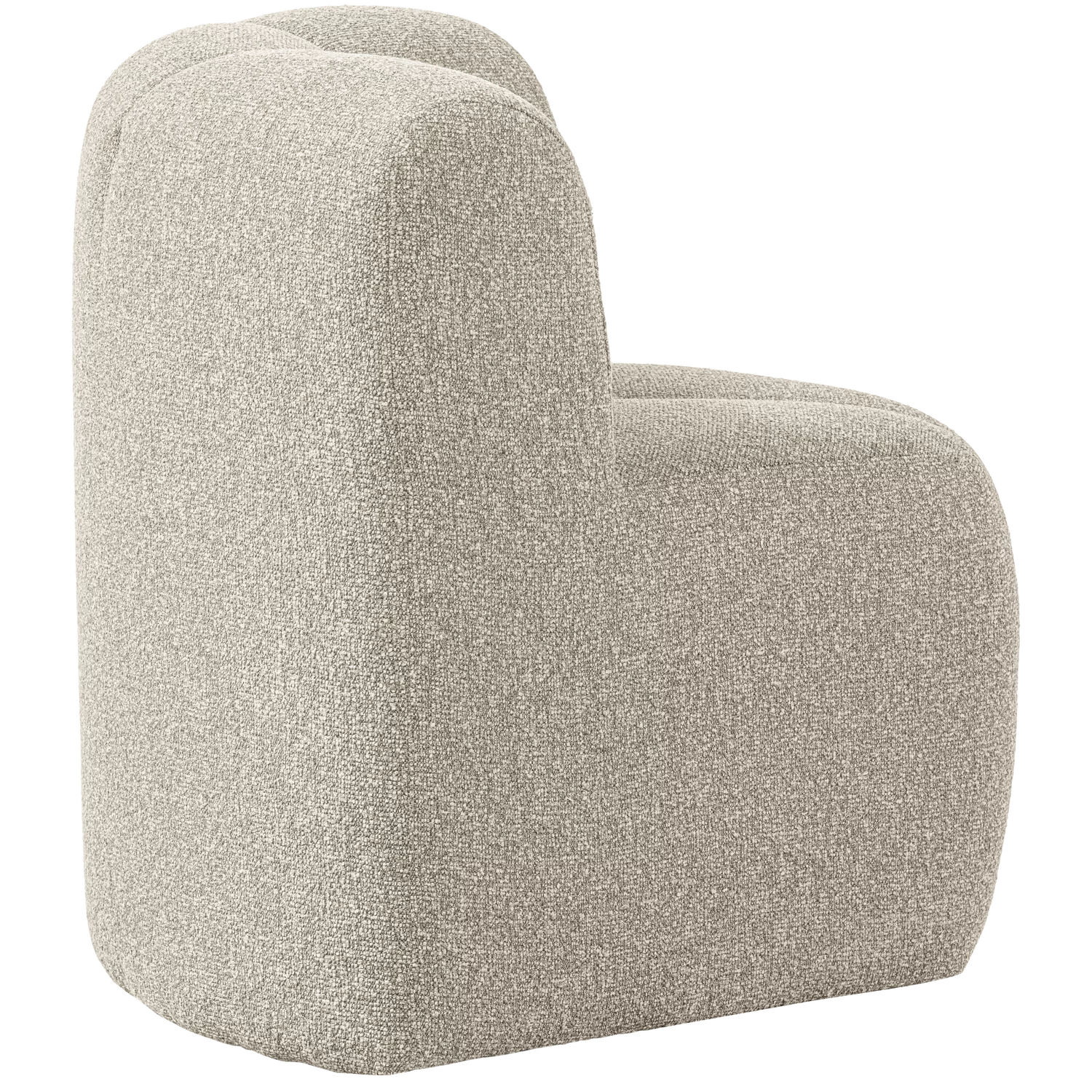 Mojo Eetbank Hoek Met Rugleuning Boucle Beige Melange - Afbeelding 5