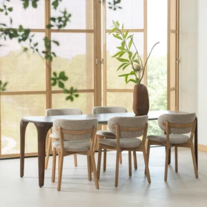 Alternative view of Fiore Eettafel Mangohout Donkerbruin 230X95 Cm