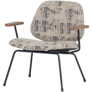 Aure Fauteuil Chenille Beige/Zwart