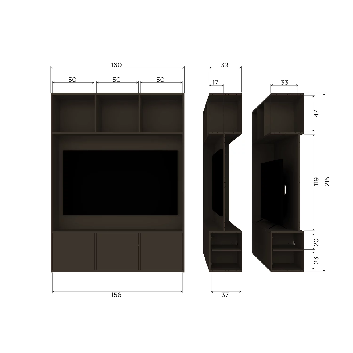Tv-Kast Meggy 215 X 160Cm - Afbeelding 7