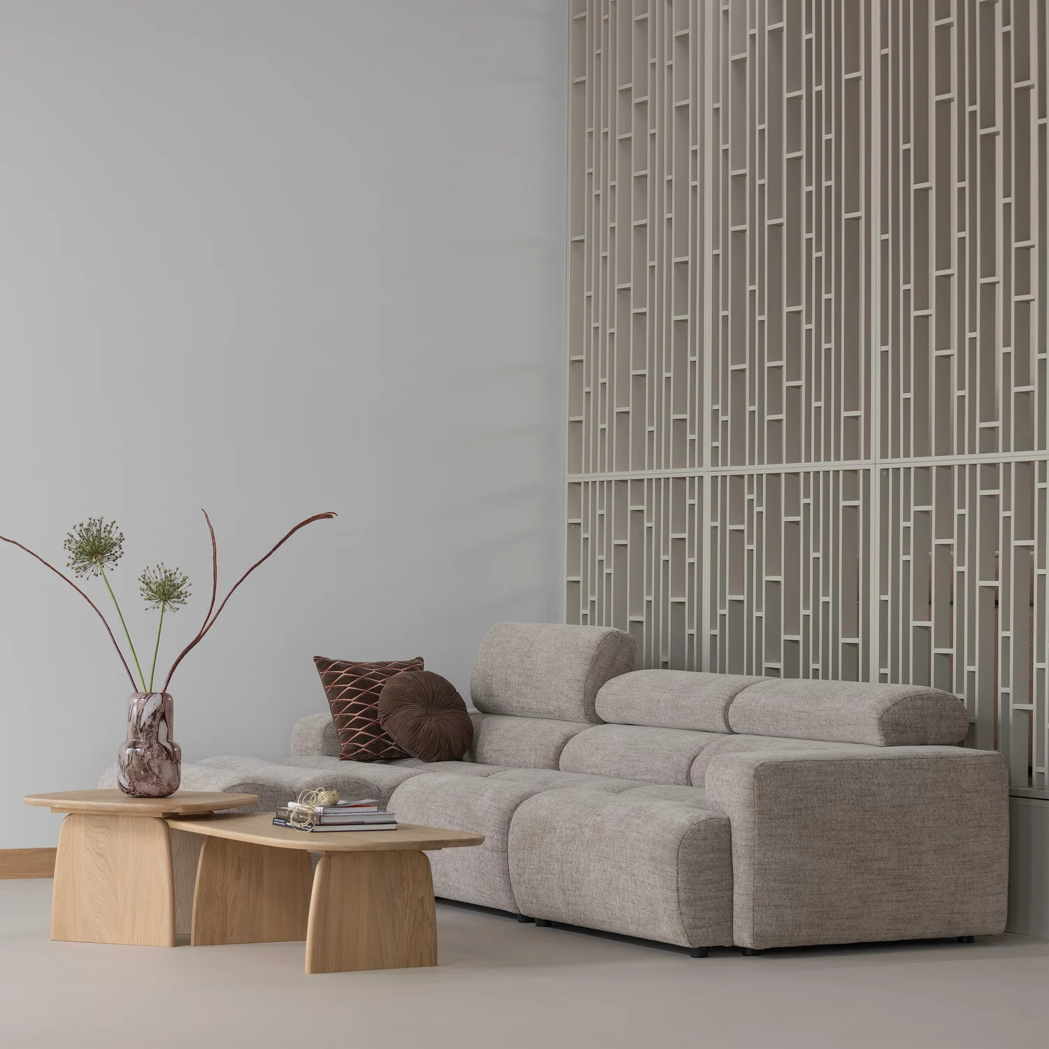 Organische Salontafel Tablo Eikenhout, Kleur Naturel - Afbeelding 3