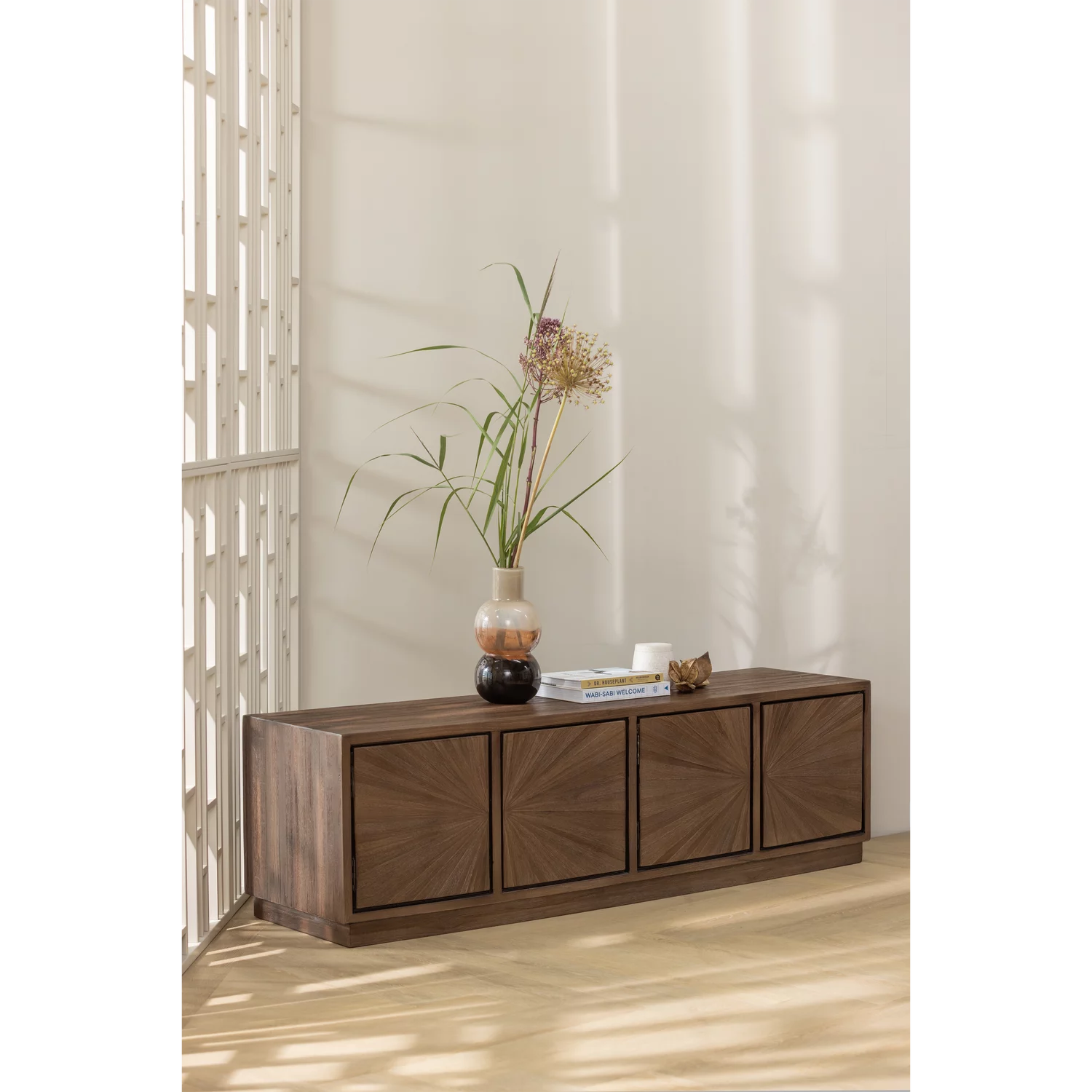 Sun Tv Meubel Recycled Teak Bruin - Afbeelding 2