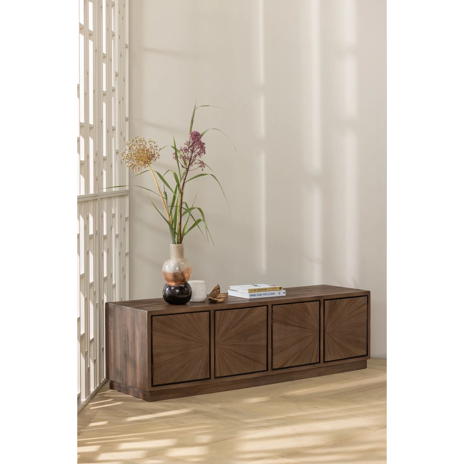Sun Tv Meubel Recycled Teak Bruin - Afbeelding 3