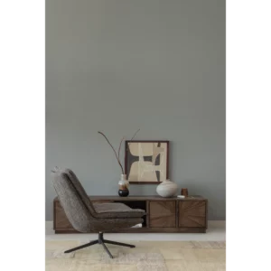 Alternative view of Draaifauteuil Milaro Geweven Melange Stof