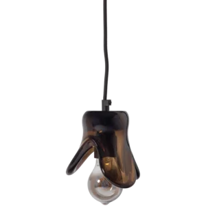 Elle Hanglamp Klein Glas Bruin