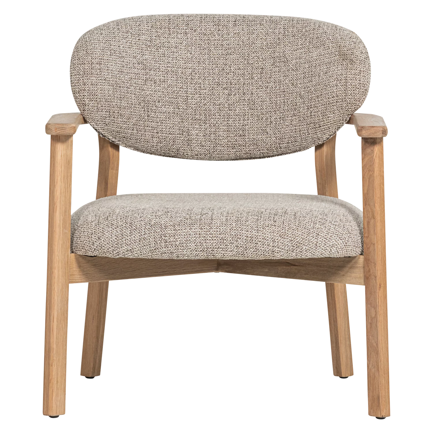 Fauteuil Udar Geweven Melange Stof - Afbeelding 4