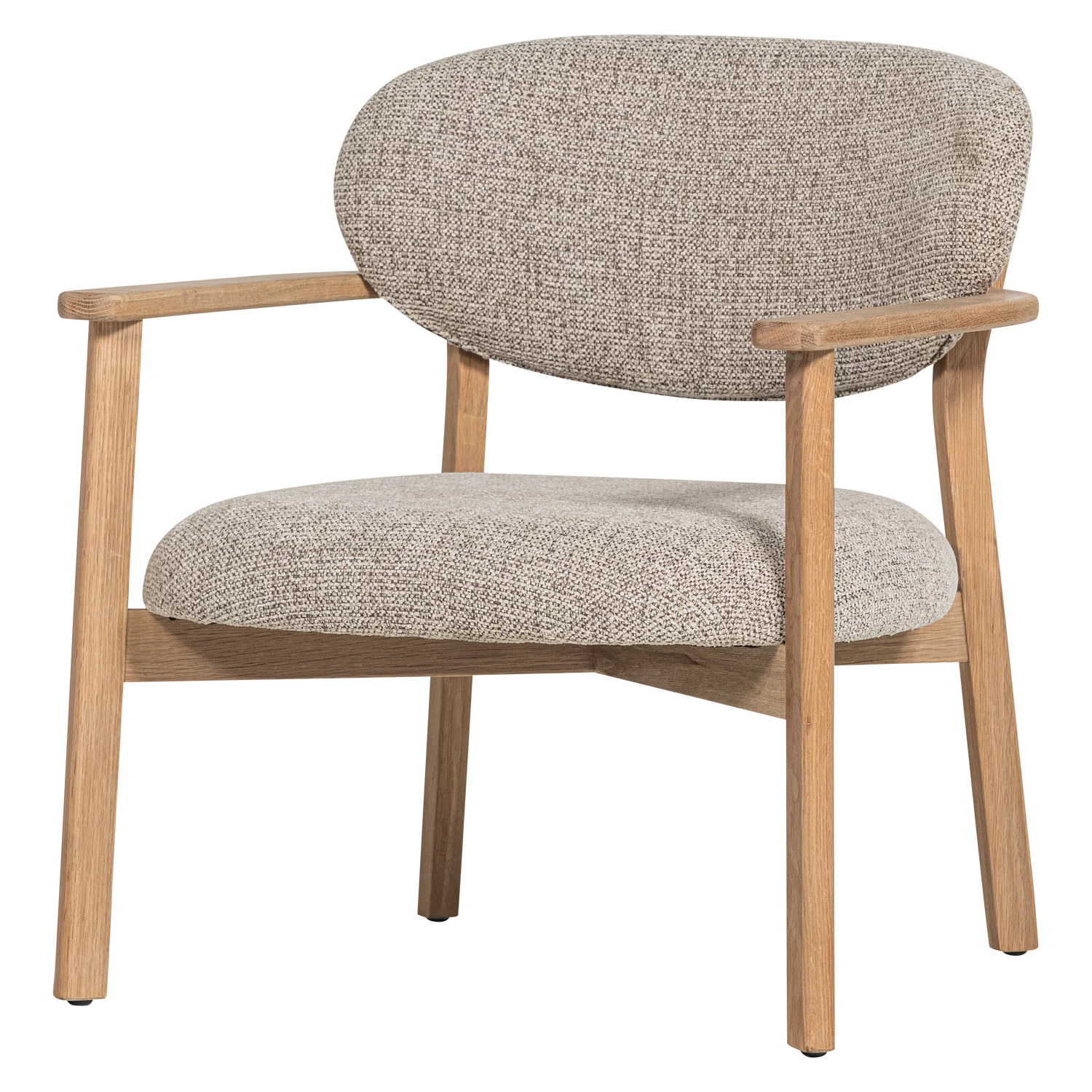 Fauteuil Udar Geweven Melange Stof