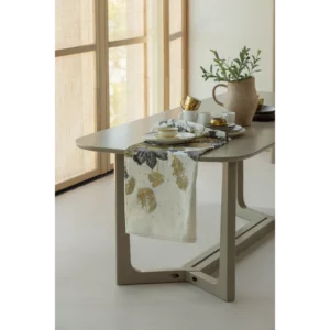 Alternative view of Deens Ovale Eettafel Ferion Mangohout, Kleur Mud