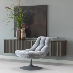 Alternative view of Draaifauteuil Elvi Chenille