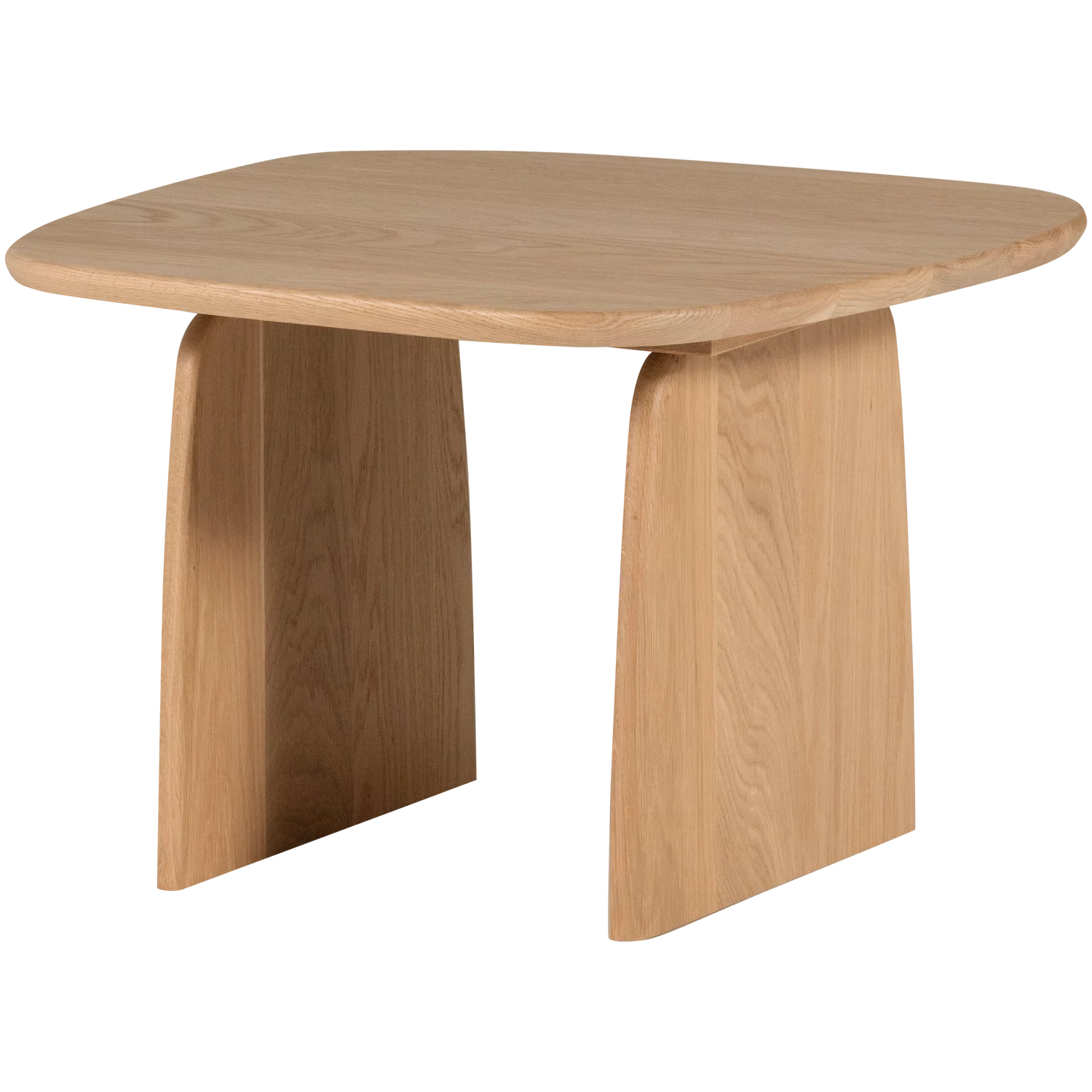 Organische Salontafel Tablo Eikenhout, Kleur Naturel