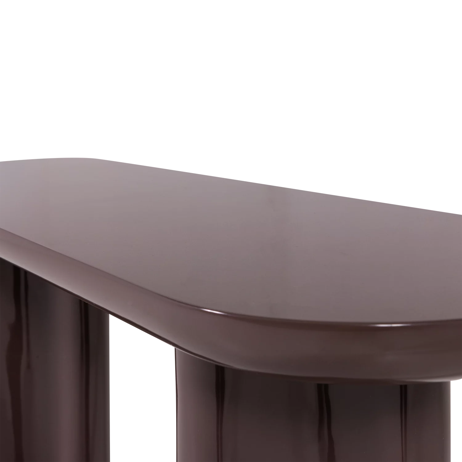 Evara Sidetable Hout Hoogglans Donkerbruin [Fsc] - Afbeelding 5