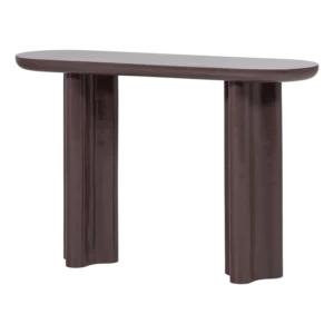 Evara Sidetable Hout Hoogglans Donkerbruin [Fsc]