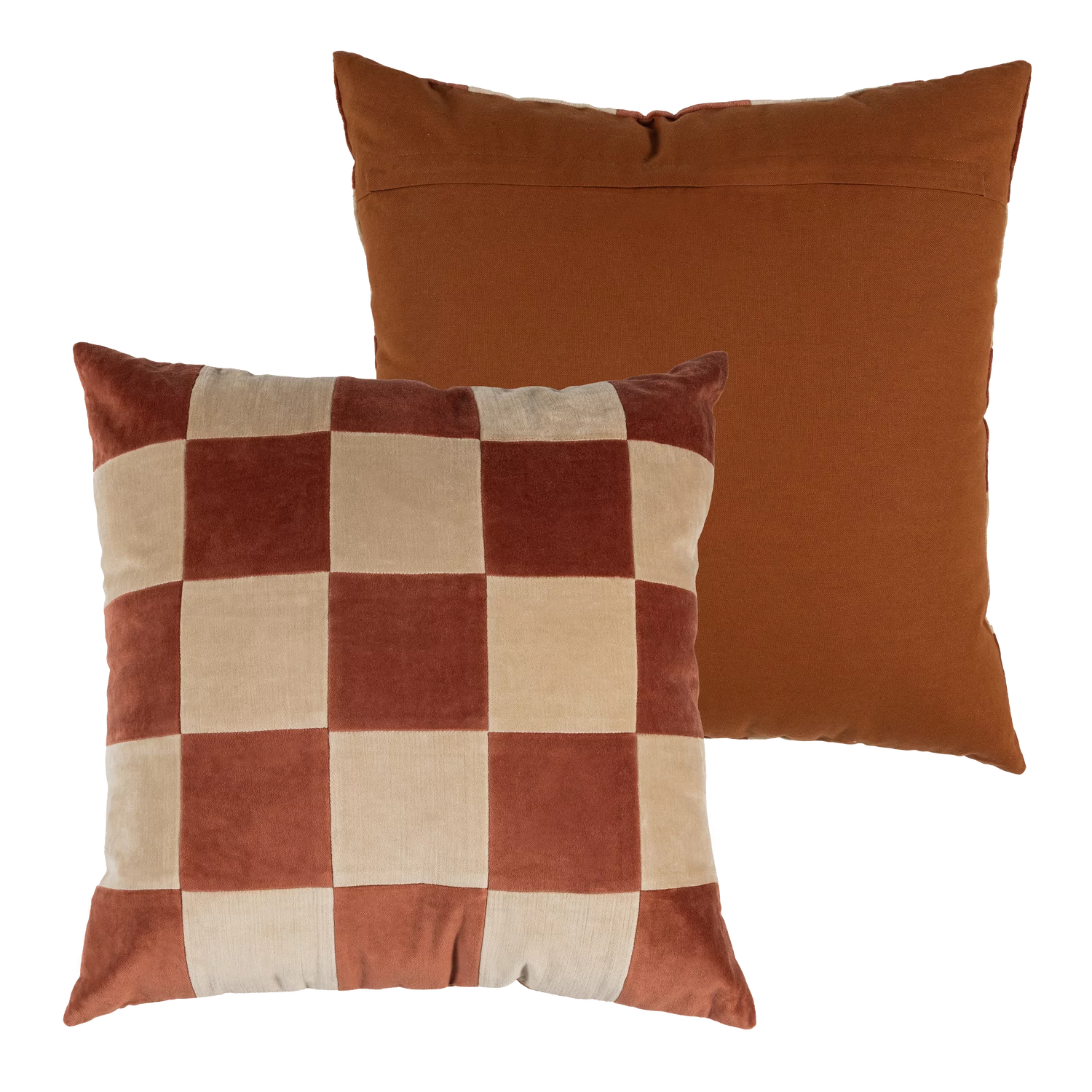 Zena Kussens Roze/Roestbruin - Set Van 4 - Afbeelding 3